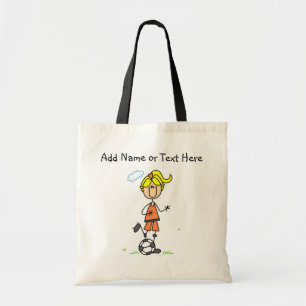 Blonde Female Soccer Player  Bag
