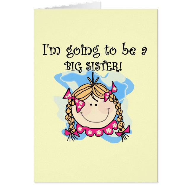 Blonde Future Big Sister Tshirts and Gifts (Front)