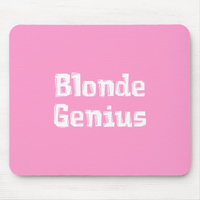 Blonde Genius Gifts Mouse Pad (Front)