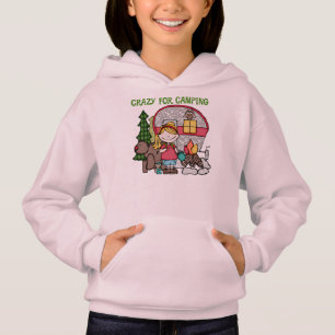 Blonde Girl Crazy For Camping
