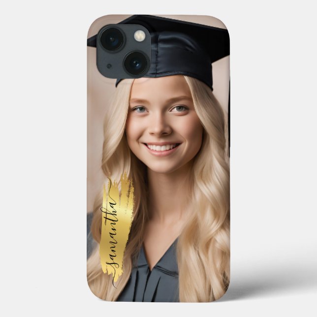 Blonde Girl Graduation Day  Case-Mate iPhone Case (Back)