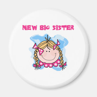 Blonde Girl New Big Sister Magnet