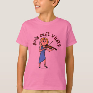 Blonde Girl Playing Violin T-Shirt