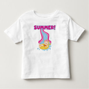 Blonde Girl Summer Toddler T-Shirt
