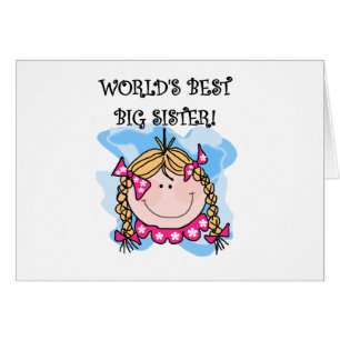 Blonde Girl World's Best Big Sister