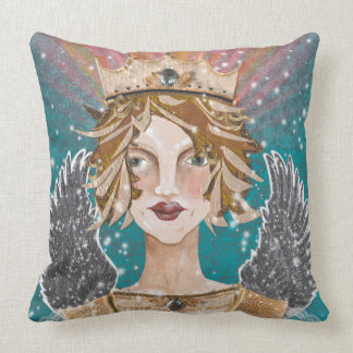 Blonde Guardian Angel Princess Priestess Paloma  Cushion