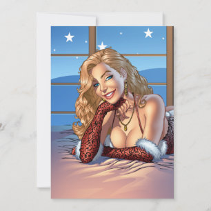 Blonde Hair, Blue Eyed Beauty Illustration - Al Ri