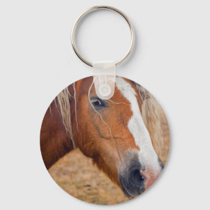 Blonde Horse Key Ring