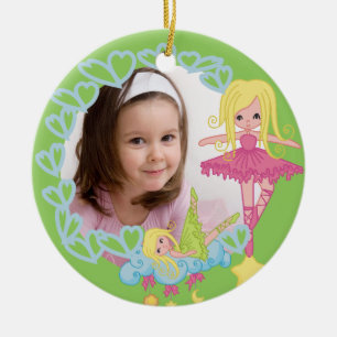 Blonde Little Ballerina Keepsake Ornament