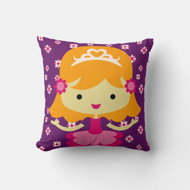 Blonde Little Princess Pillow (Front)