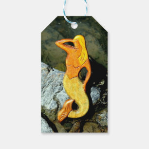 blonde lookout mermaid gift tags