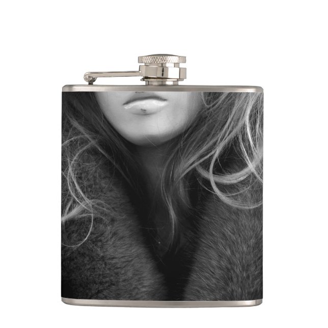 Blonde Mannequin Hip Flask (Front)