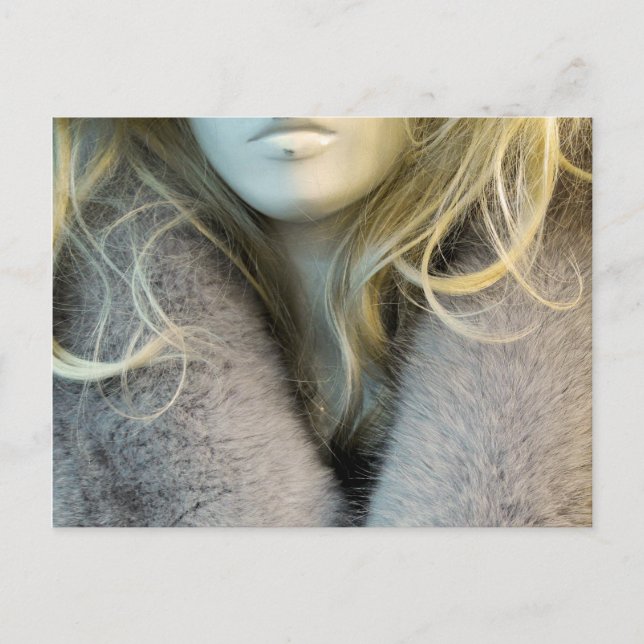 Blonde Mannequin Postcard (Front)