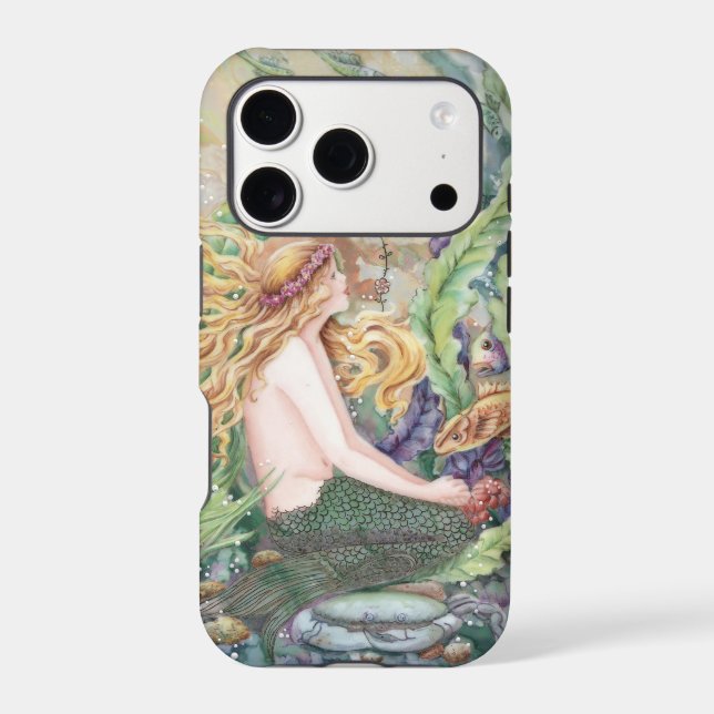 Blonde Mermaid in the Ocean (Back)