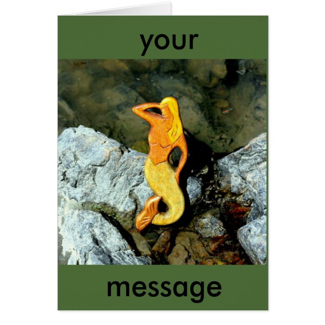 blonde mermaid looking seaward (Front)