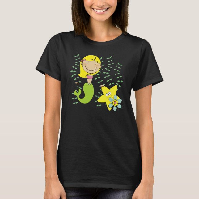 Blonde Mermaid T-Shirt (Front)