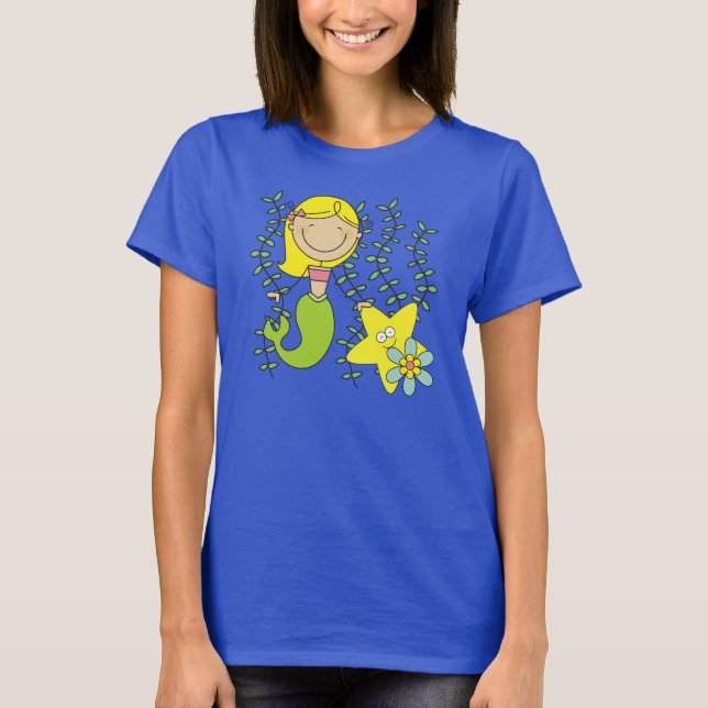 Blonde Mermaid T-Shirt (Front)