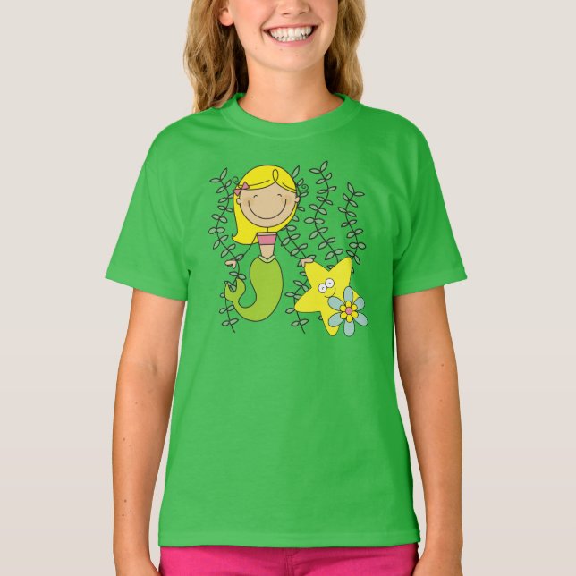 Blonde Mermaid T-Shirt (Front)