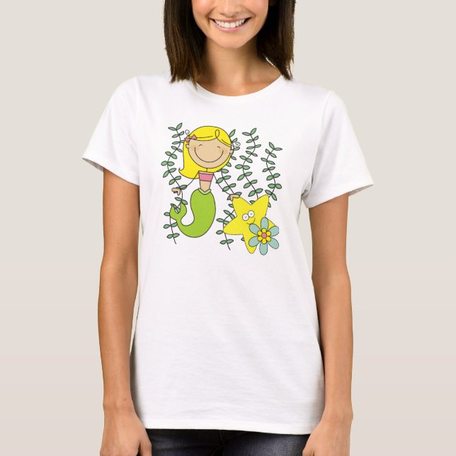 Blonde Mermaid T-Shirt (Front)