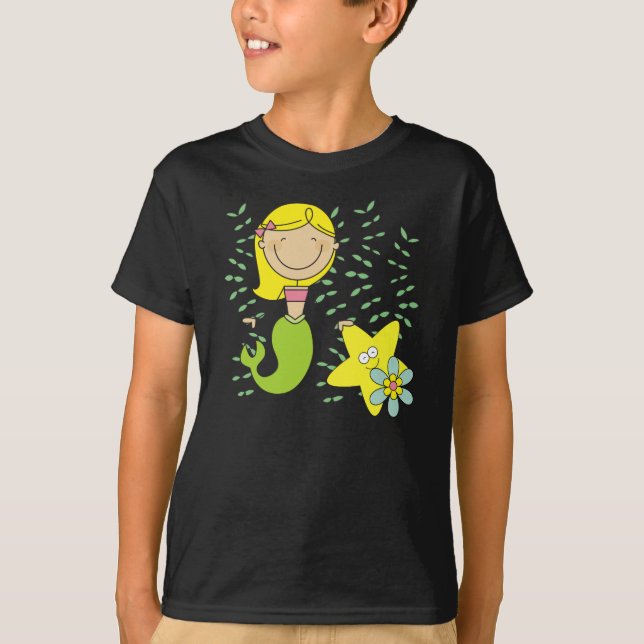 Blonde Mermaid T-Shirt (Front)