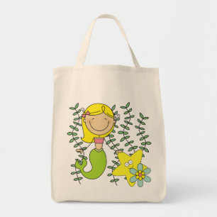 Blonde Mermaid Tote Bag