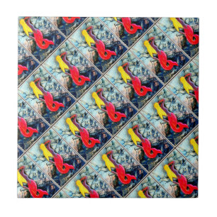 blonde mermaids tile