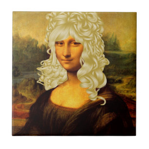 Blonde Mona Lisa Tile