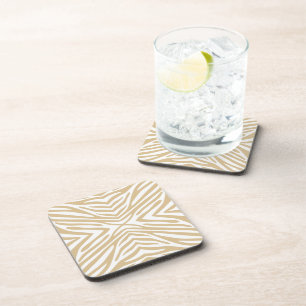 Blonde Neutral Zebra Coaster