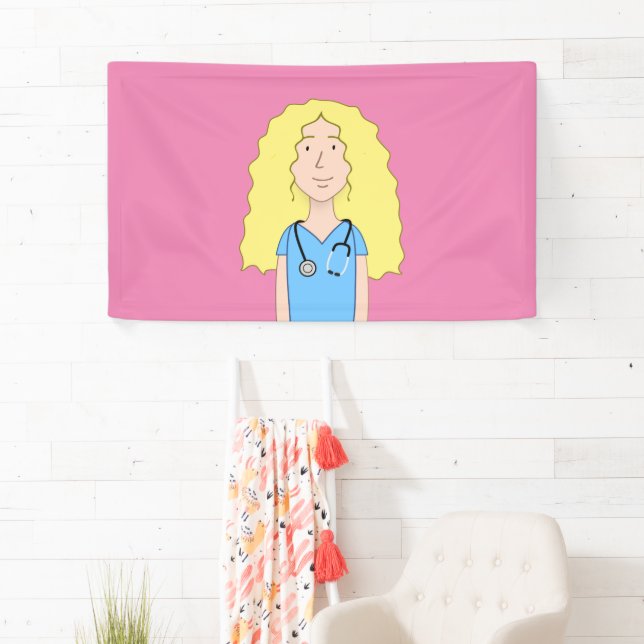 Blonde Nurse Banner (Insitu)
