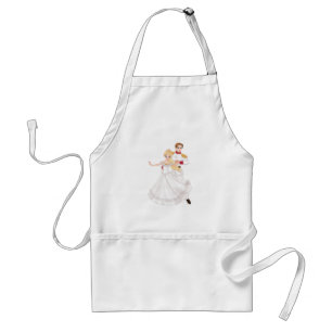 Blonde Princess and Charming Prince Fairytale Standard Apron