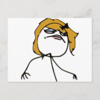 Blonde Rage Girl Meme