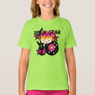 Blonde Rock Star Girl T-Shirt