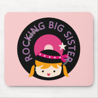 Blonde Rocking Big Sister Mouse Pad