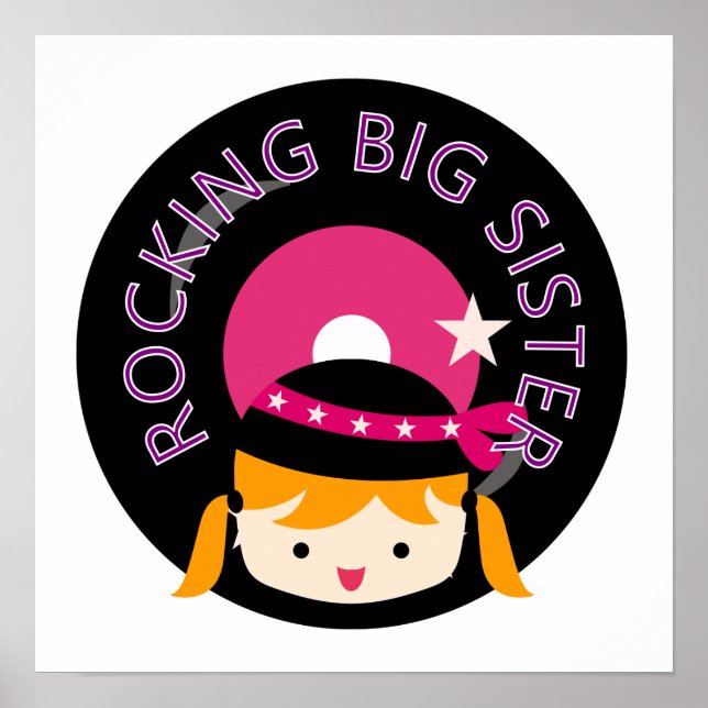 Blonde Rocking Big Sister Poster (Front)