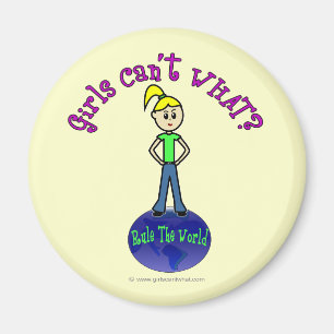 Blonde Rule The World Magnet