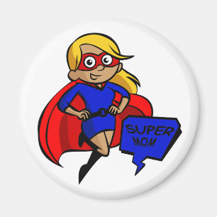 blonde super mum magnet