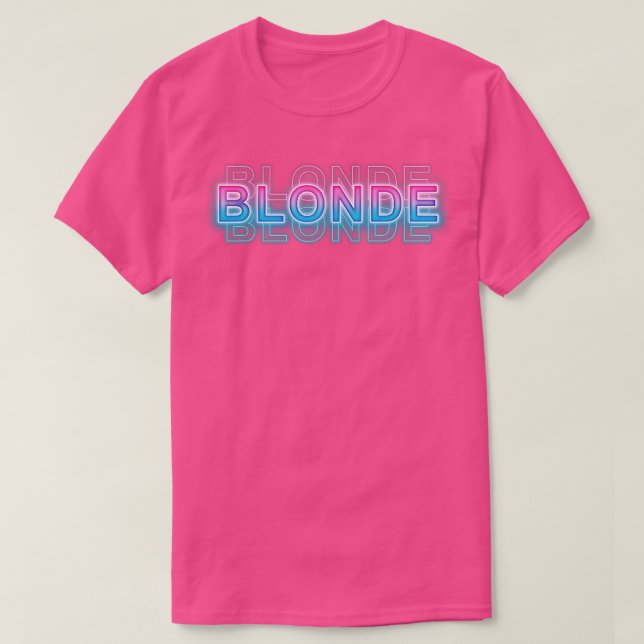 Blonde T-Shirt (Design Front)