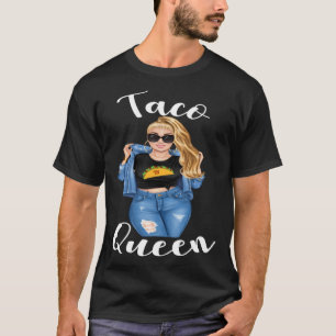 Blonde Taco Queen Cinco De Mayo 5  Womens Women T-Shirt