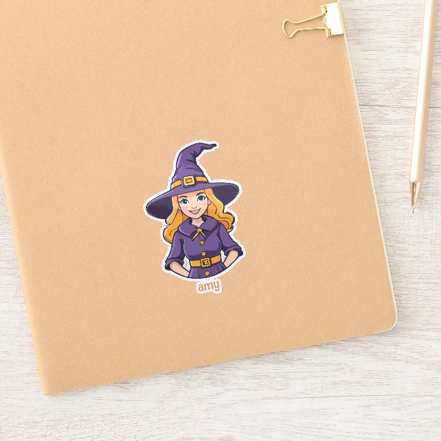 Blonde Witch in Purple Clothes (Notebook)