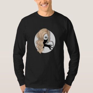 Blonde Woman Feminist Female Beautiful Blondie Hai T-Shirt