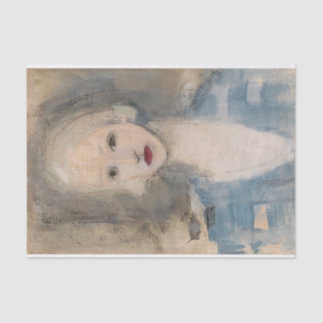 Blonde Woman, Helene Schjerfbeck Tissue Paper (Front)