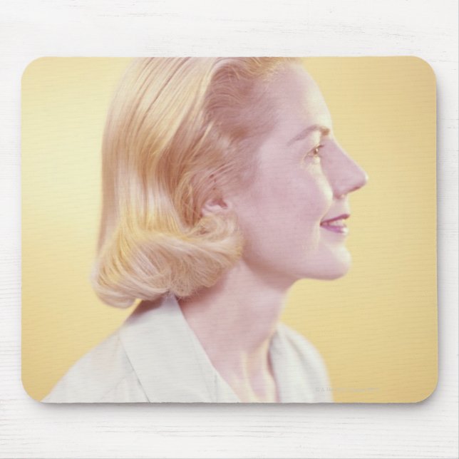 Blonde Woman Mouse Pad (Front)