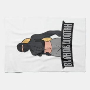 Blonde Woman Tea Towel