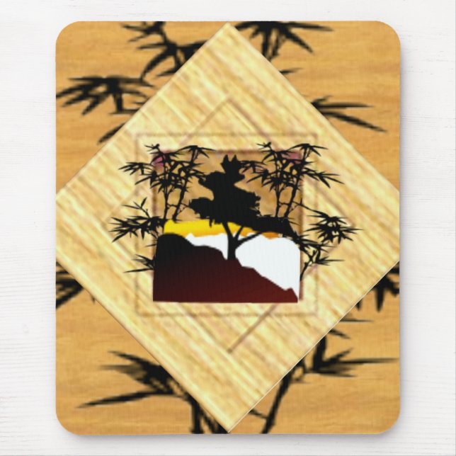 Blonde Wood Mouse Pad (Front)