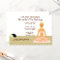 Blonde Yoga Girl Stretch & Play Birthday Party 5x7