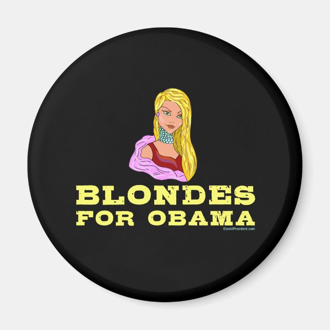 Blondes for Obama Magnet (Front)