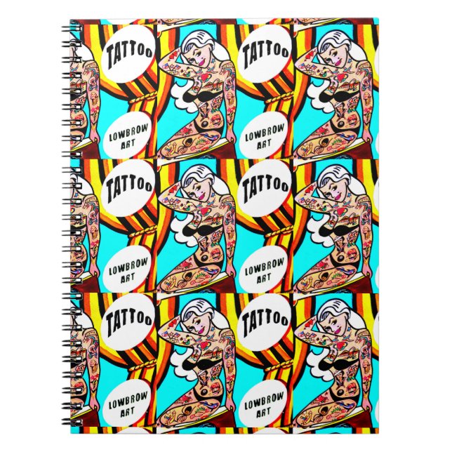 blondes with tattoos notebook (Front)