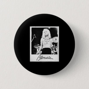 Blondie Black And White Laroid Photo Vintage Band  6 Cm Round Badge
