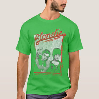 Blondie Parallel Lines Heart of Glass Photo Vintag T-Shirt