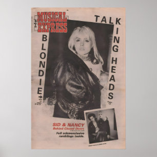 BLONDIE POSTER 1978 original NME - Parallel Lines